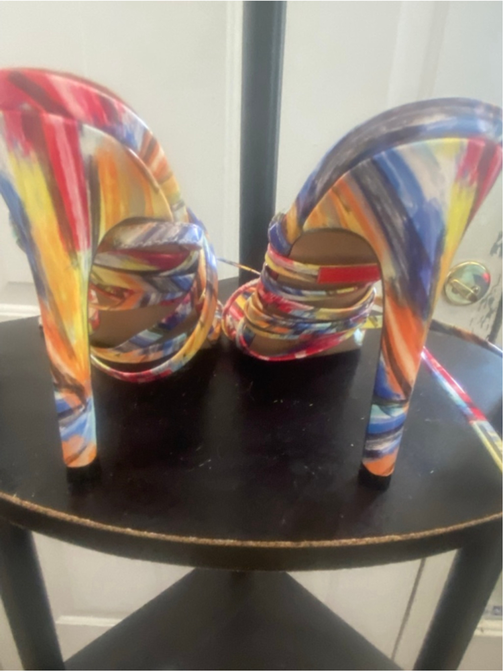 Women's Steve Madden Heels Size 10 Lace-up Sandals - Picture 4 of 7